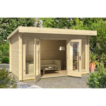 Abri de jardin Dorset 9.75 m² avec plancher bois massif 34 mm